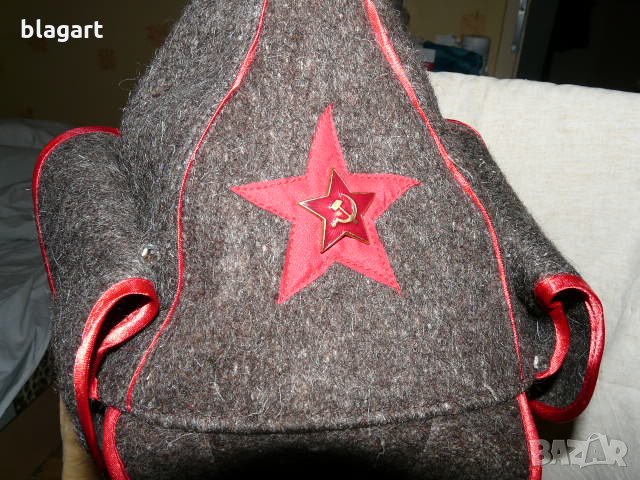 Шапки,будьоновка,ушанка -символика-СССР, снимка 1