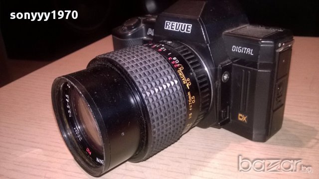 revue-фотоапарат+голям обектив-внос швеицария, снимка 3 - Фотоапарати - 14640571