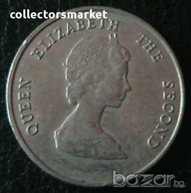 25 цента 1981, Източно Карибски Щати, снимка 2 - Нумизматика и бонистика - 12841900