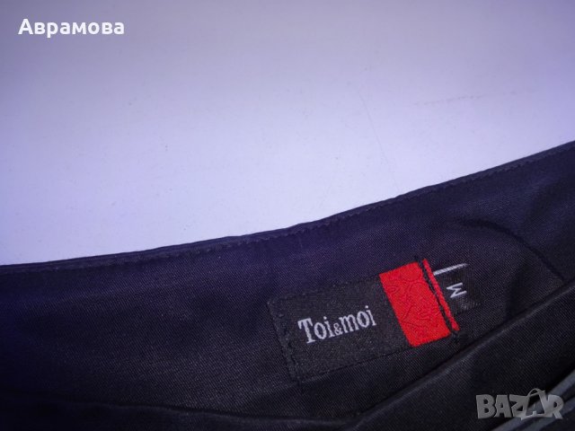 М размер Toi Moi къси панталони, черни, с колан – М размер, снимка 8 - Къси панталони и бермуди - 25014171