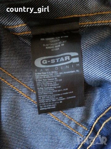 g-star slim tailor 3d jacket - страхотно дънково яке НОВО, снимка 10 - Якета - 22957873