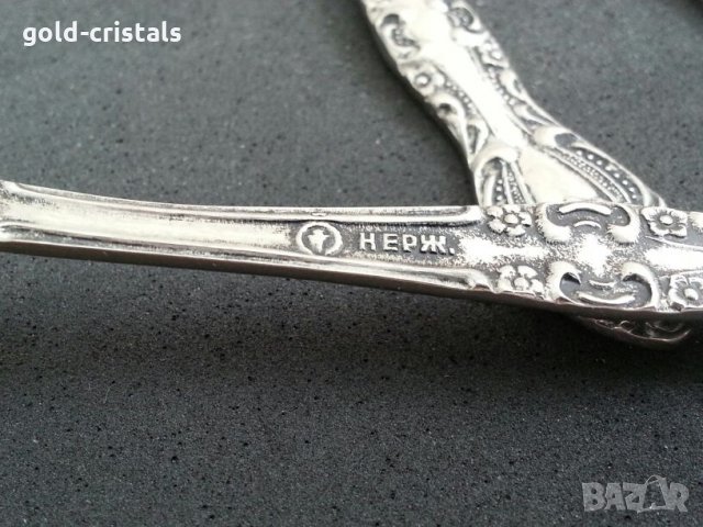 изключително редки  руски прибори за хранене лъжички лъжици вилици ножове , снимка 5 - Антикварни и старинни предмети - 25247236