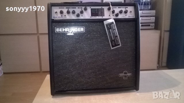 ПОРЪЧАНО-behringer blue devil gx112 virtube technology-внос швеицария, снимка 3 - Ресийвъри, усилватели, смесителни пултове - 24201583