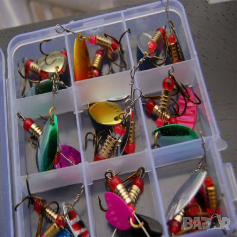 Лот от 30 броя,Блесни,рибарски,риба,риболов, снимка 7 - Такъми - 25300909