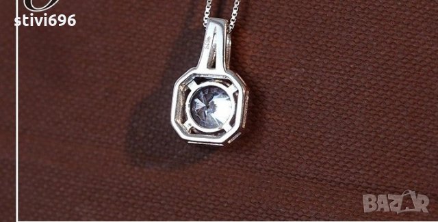 Колие S 925 стерлинг кубически циркон-Ново. , снимка 3 - Колиета, медальони, синджири - 22641828