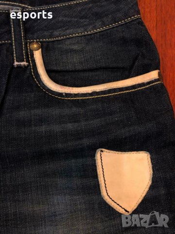 $228 Мъжки дънки  Robin's Jeans Mens 33 Кожени джобове D5075WHT  Lone Star Classic Fit, снимка 4 - Дънки - 26071051