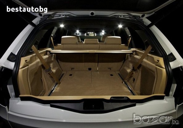 Комплект LED интериорно осветление за BMW X6 E71 (2009-2014), снимка 7 - Аксесоари и консумативи - 12248637