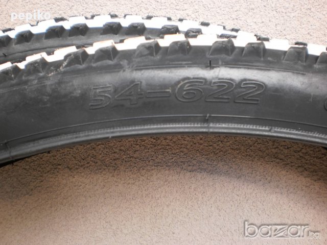 Продавам колела внос от Германия предна и задна външни гуми MITAS OCELOT 29 цола с два бели канта, снимка 5 - Части за велосипеди - 16031377