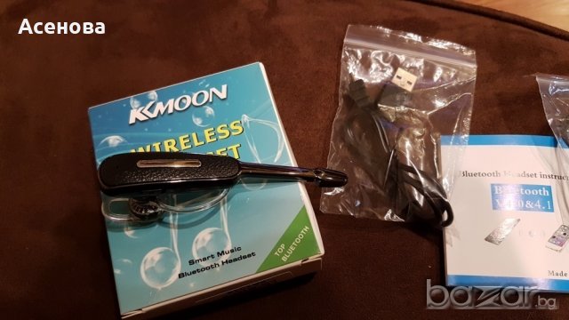 Блутут хендсфри с уникален дизайн, снимка 2 - Слушалки, hands-free - 20949957