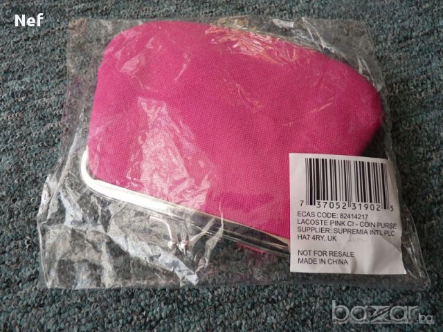Нова чанта, портмоне Lacoste Touch of pink, оригинал, снимка 9 - Чанти - 11335184