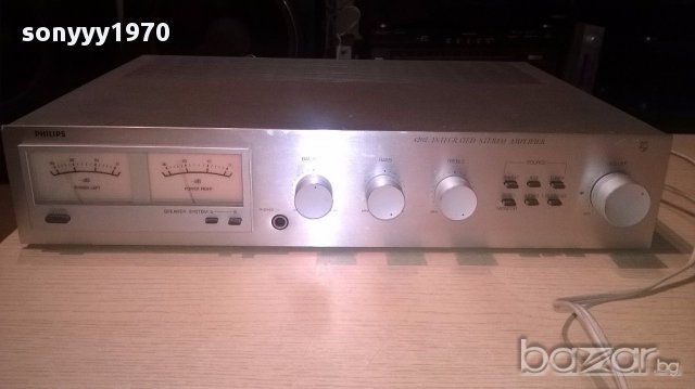 philips stereo amplifier-ретро с чистачки-внос швеицария, снимка 7 - Ресийвъри, усилватели, смесителни пултове - 16019779