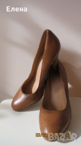 Дамски обувки естествена кожа 5TH AVENUE, снимка 4 - Дамски обувки на ток - 24241862