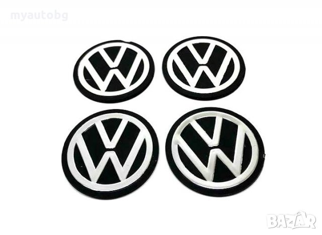 стикери метални за капачки за джанти или тасове за VW 