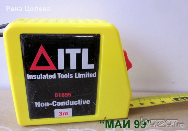 Промоция !!! Изолирана ролетка ITL - 01855 /3м, снимка 2 - Други инструменти - 20274762