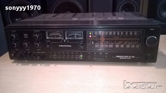 Grundig super hifi r35-receiver-made in germany-внос швеицария, снимка 5 - Ресийвъри, усилватели, смесителни пултове - 13284571