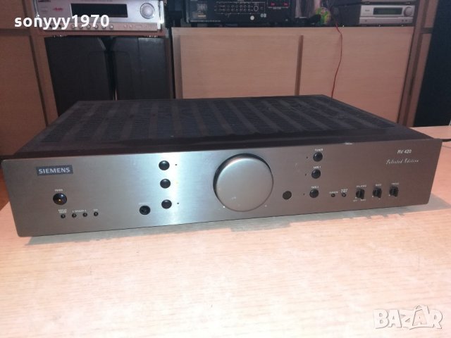 siemens rv420 r7 selected edition-amplifier-внос швеицария, снимка 5 - Ресийвъри, усилватели, смесителни пултове - 21575733