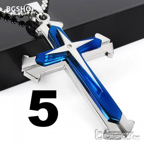 Кръстчета от медицинска стомана - Различни видове, снимка 5 - Колиета, медальони, синджири - 20207012