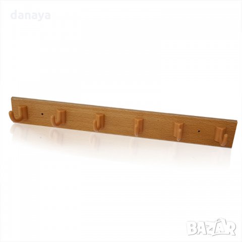 976 Стенна лепяща закачалка с 6 куки закачалка за стена, снимка 4 - Закачалки - 25663419