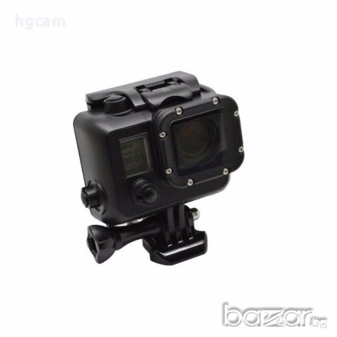 Водоустойчив корпус за GoPro Hero 3/3+/4, Черен