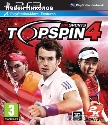 Topspin 4 - PS3 оригинална игра, снимка 1 - Игри за PlayStation - 15761641