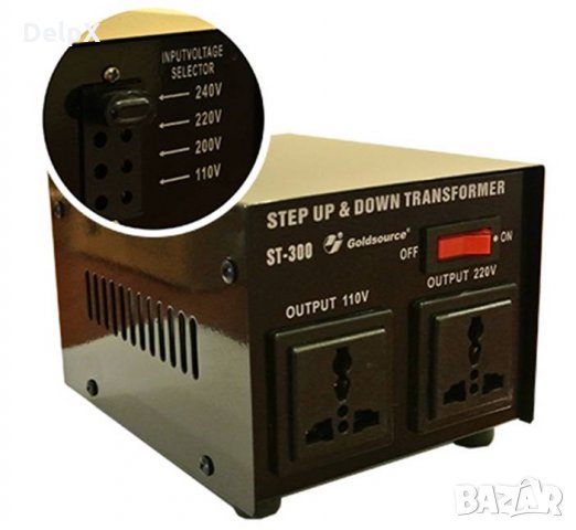 Конвертор ST-300 (преобразувател) 220VAC/110VAC 300W, снимка 1 - Други инструменти - 23169506