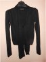 Елегантна черна блуза ZARA KNIT, снимка 1 - Блузи с дълъг ръкав и пуловери - 20879074