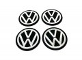 стикери метални за капачки за джанти или тасове за VW , снимка 1