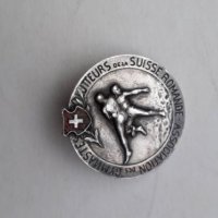 Швейцарска сребърна наградна значка, снимка 1 - Колекции - 24662000