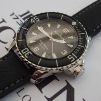 Мъжки часовник BLANCPAIN Fifty Fathoms клас 5А+ изключително рядък, снимка 4 - Мъжки - 25474574