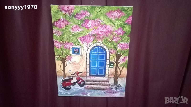 картина маслени бои върху платно-11-40х30см, снимка 1