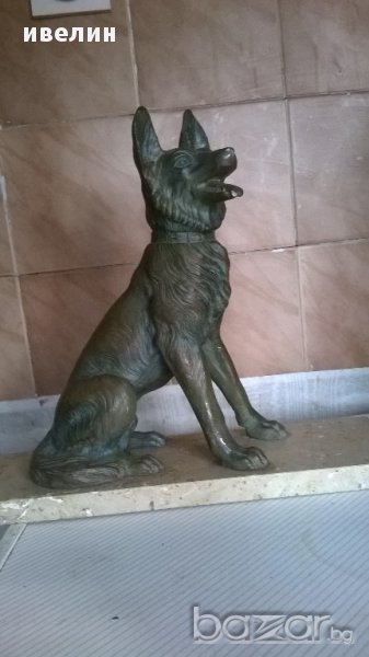 стара статуетка-куче, снимка 1