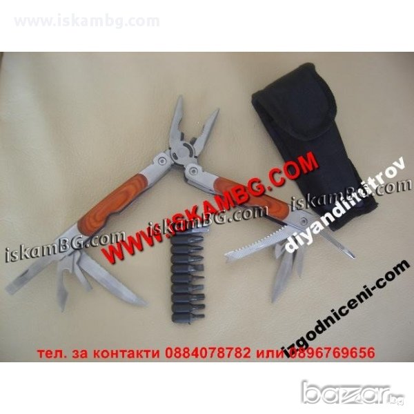 РИБАРСКИ КЛЕЩИ С КАЛЪФ И ИНСТРУМЕНТИ, снимка 1