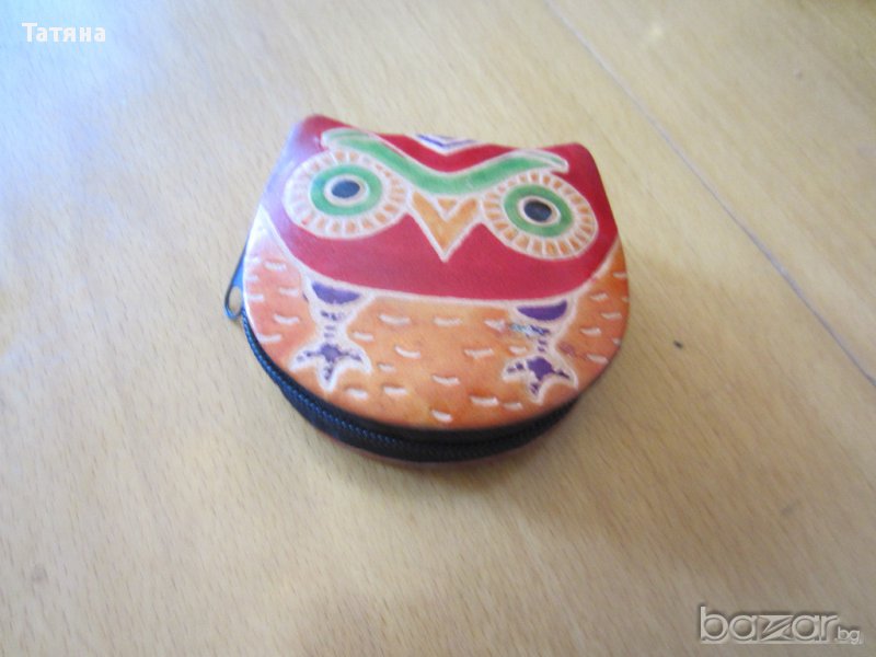 + портмоне кожа;БУХАЛ:КОТЕ; АРТ.ИЗРАБОТКА;, снимка 1