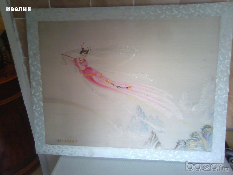 картина върху коприна, снимка 1