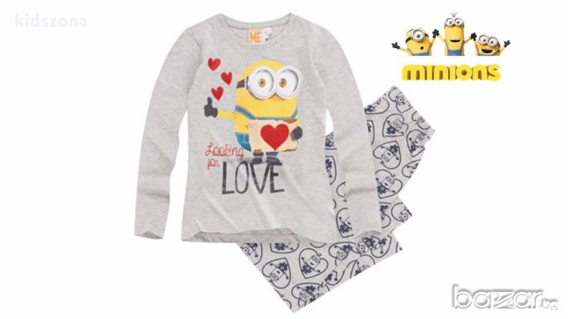 Нова цена! Детска пижама д. р. Minions за 6, 8 и 10 г. за момиче, снимка 1