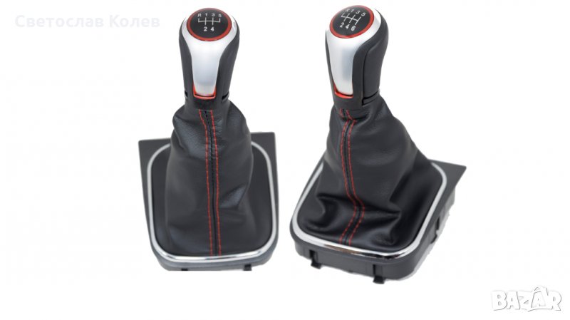 Топка за скоростен лост с маншон VW R-Line Golf 5 6 MK5,MK6, Jetta, EOS, Scirocco, снимка 1