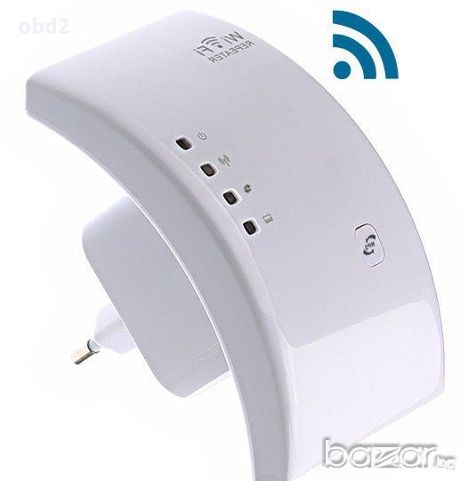 Wi-Fi Repeater Wlan N 2.4 Ghz-ретранслатор усилвател на безжични мрежи, снимка 1