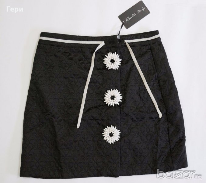 Къса черна памучна пола Rosalita Mc Gee, снимка 1