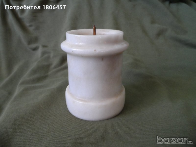 мраморен свещник, снимка 1