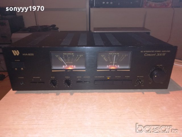 hva-8030 concert 300w-amplifier-made in taiwan-внос швеицария, снимка 9 - Ресийвъри, усилватели, смесителни пултове - 20479452