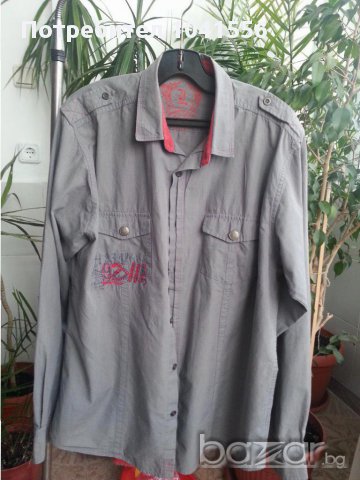 мъжка риза варен памук гръдна , снимка 1 - Ризи - 11035178
