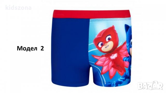 Детски бански PJ Masks за 4, 5 и 8 г. - М1-2, снимка 1 - Детско бельо и бански  - 24310254