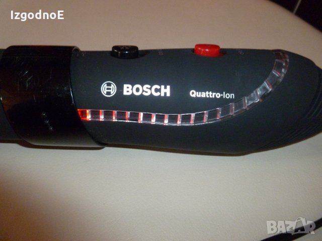Уникална Bosch Четка за оформяне на прическа BrilliantCare Quattro-Ion PHA5363, снимка 5 - Преси за коса - 24405859