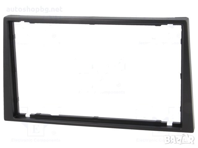 Рамка за радио; 2 DIN; Opel, Renault, Suzuki; черен