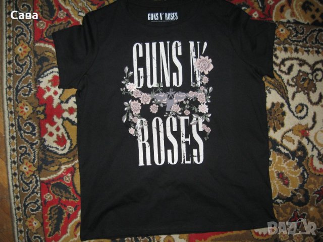 Тениски GUNS N, ROSES   дамски-С,М,Л и ХЛ, снимка 2 - Тениски - 21774506