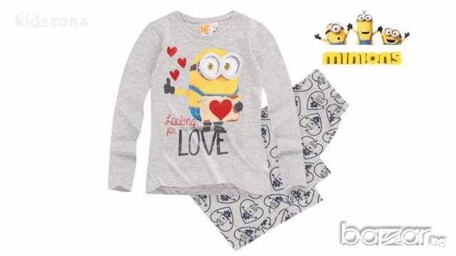 Нова цена! Детска пижама д. р. Minions за 6, 8 и 10 г. за момиче, снимка 1