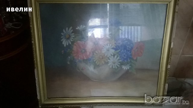 картина-цветя, снимка 1 - Картини - 14943599