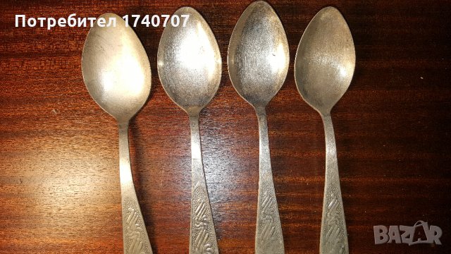 комплект стари изографисани лъжици , снимка 1