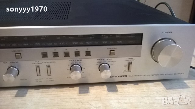 pioneer sx-600l-made in japan-внос швеицария, снимка 10 - Ресийвъри, усилватели, смесителни пултове - 24383961