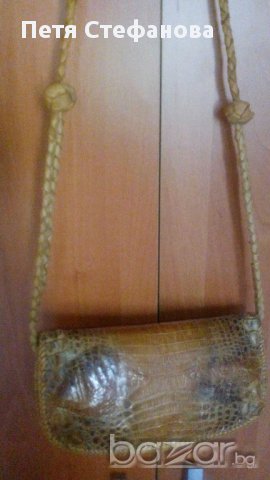 чанта крокодилова кожа, снимка 3 - Чанти - 12018692
